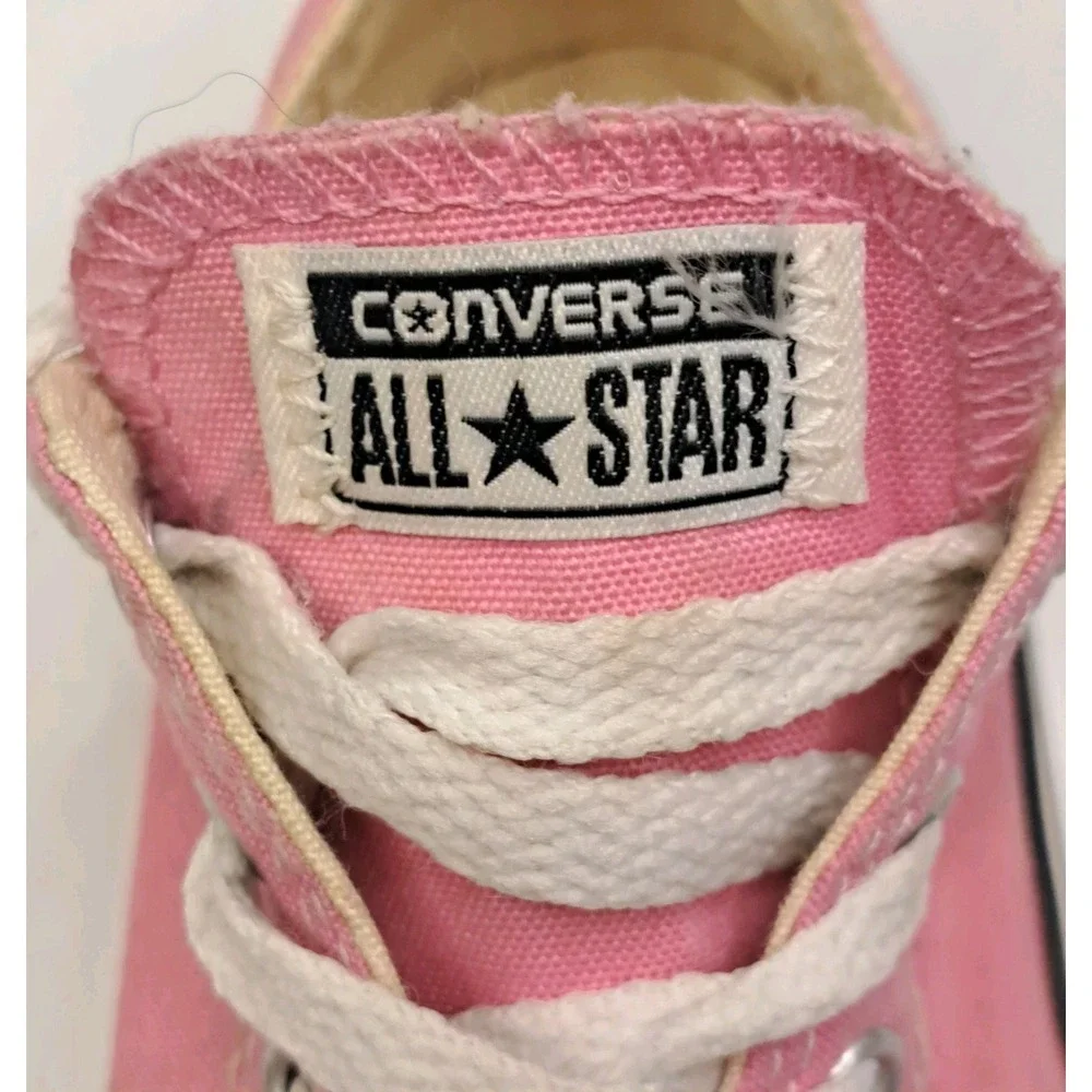 Converse Chuck Taylor Pink All Star Shoes Infant Size 7 Low Top Sneakers Classic